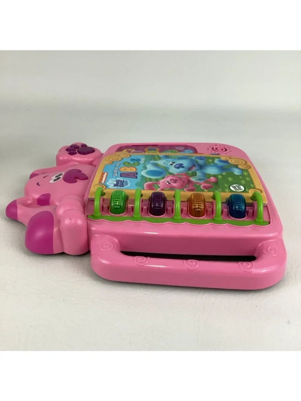 Magenta Plush Bundle Leap Frog Blue's Clues Skidoo Into ABC's Electronic Book - Picture 6 of 13